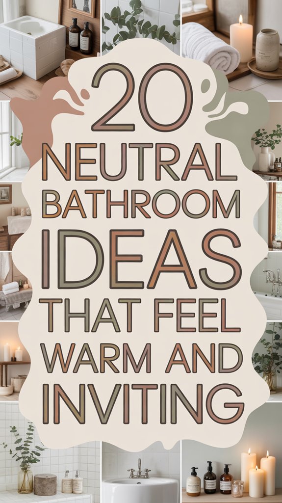20 Neutral Bathroom Ideas That Feel Warm and Inviting 1 warm and inviting bathrooms