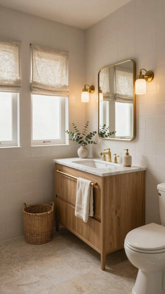 warm and inviting bathrooms