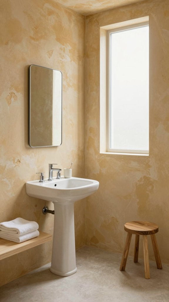 warm breathable limewash coating