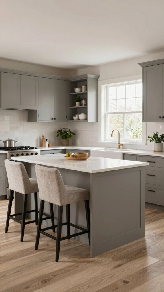 22 Kitchen Color Ideas That Feel Fresh and Modern 21 warm greige kitchen cabinetry
