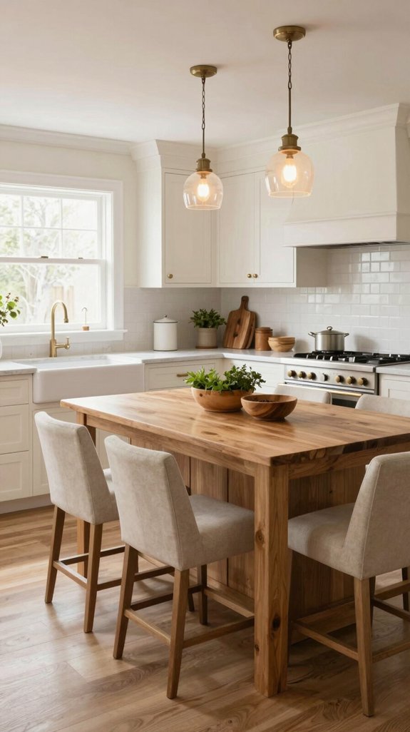 warm inviting kitchen design