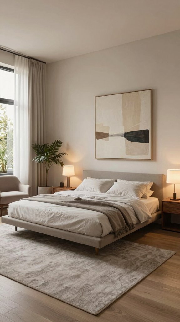 warm layered dimmable lighting