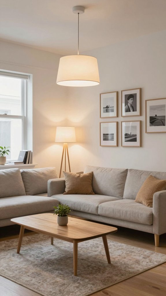 warm lighting for cozy ambiance