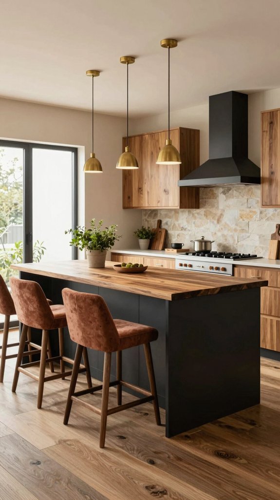 25 Modern Kitchen Ideas for a Sleek Contemporary Look 8 warm materials for coziness