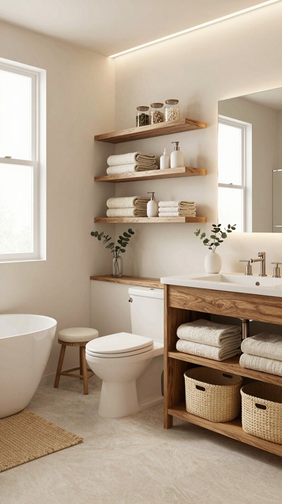 20 Neutral Bathroom Ideas That Feel Warm and Inviting 18 warm minimalist neutral aesthetics