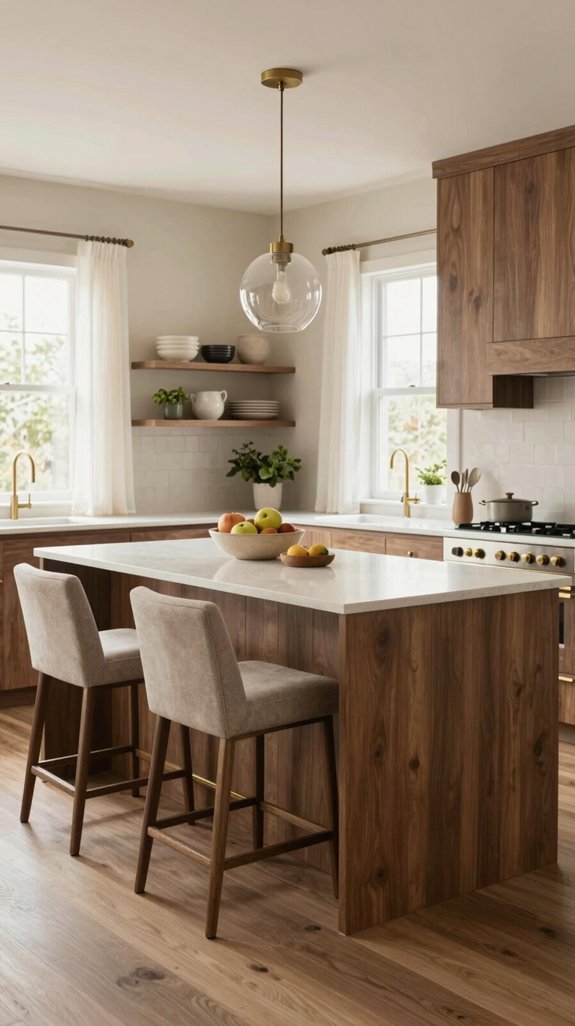 warm neutral kitchen aesthetics