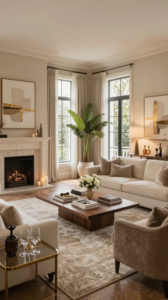 warm neutrals promote relaxation