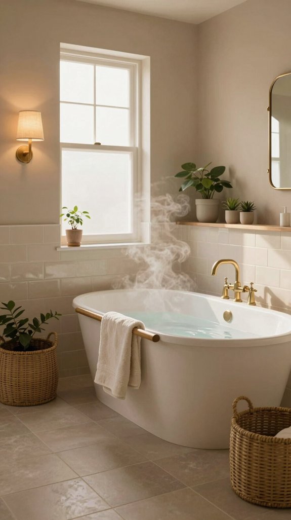 warm neutrals promote tranquility