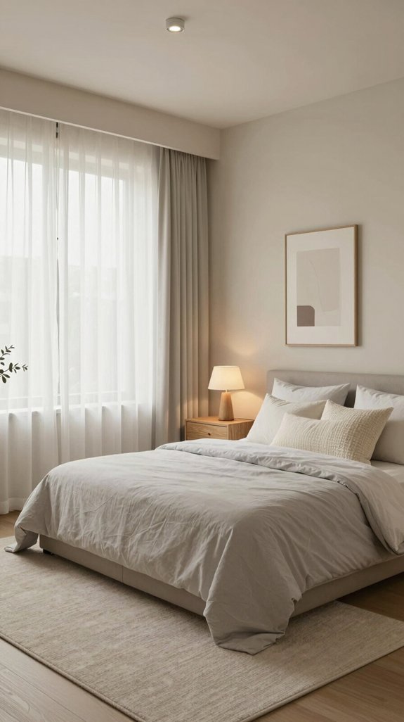 warm white layered lighting