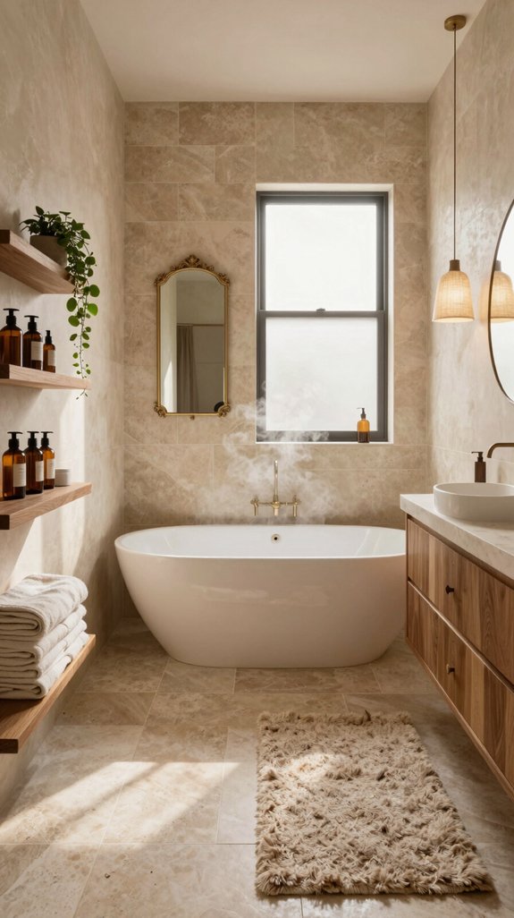 20 Neutral Bathroom Ideas That Feel Warm and Inviting 2 warmth enhances neutral bathrooms