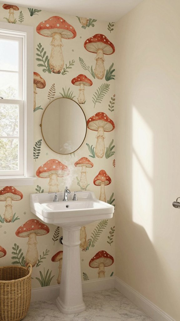 20 Wallpaper Bathroom Ideas That Transform Plain Walls 17 whimsical bathroom wallpaper patterns