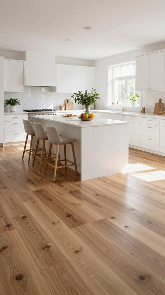 wide plank woods enhance spaciousness