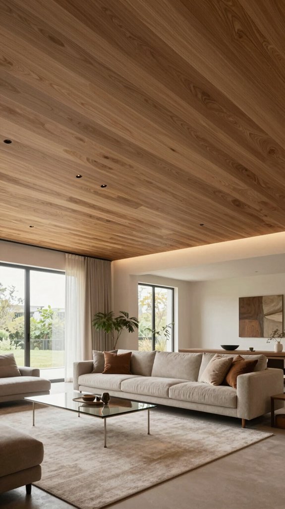 wood paneling enhances interiors