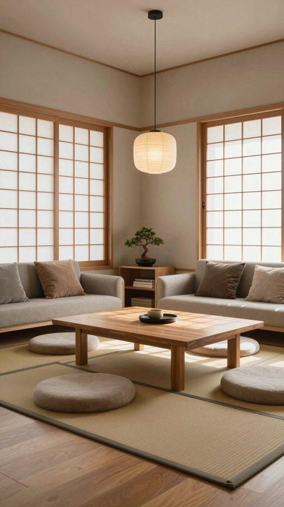 zen inspired minimalist living