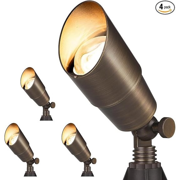 12v brass outdoor spotlights