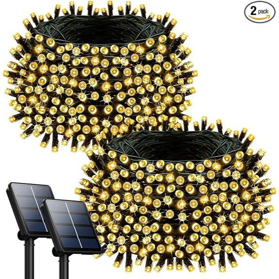 200 led waterproof solar lights