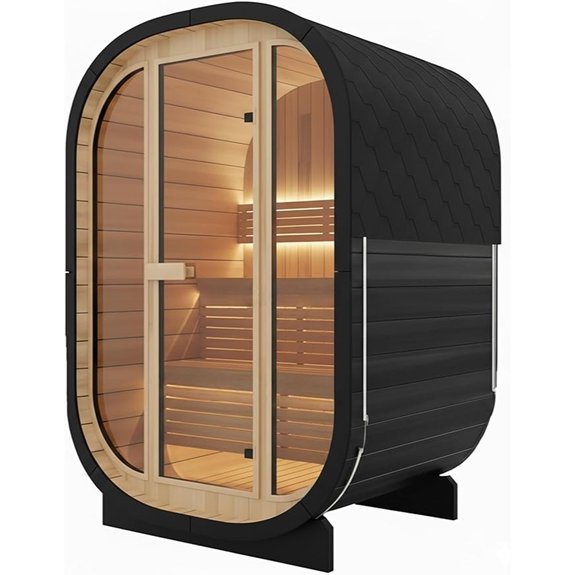 2 person cedar sauna