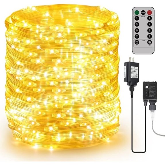 10 Best Outdoor Fairy Lights to Light Up Any Backyard 8 328 foot waterproof led string