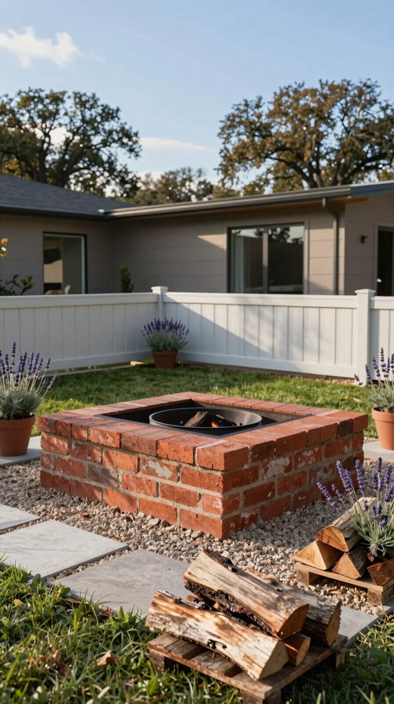 3 foot fire rated brick pit