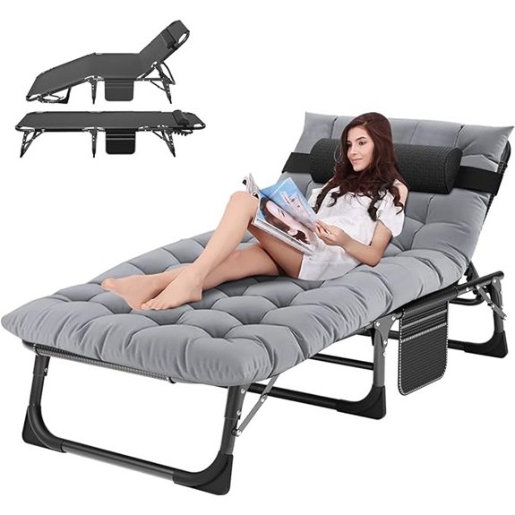 aboron five position lounge chair