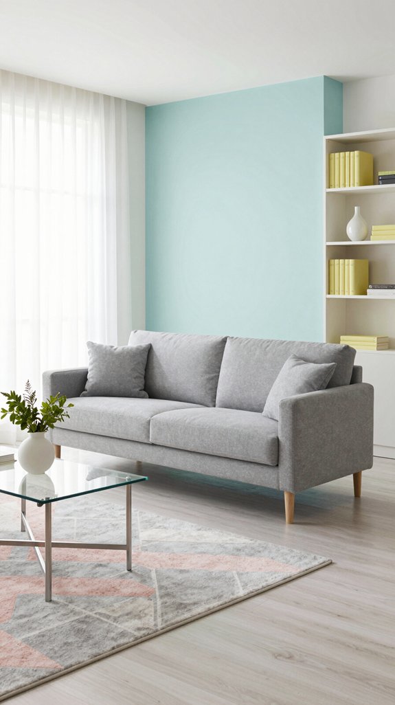 accent walls expand grey rooms