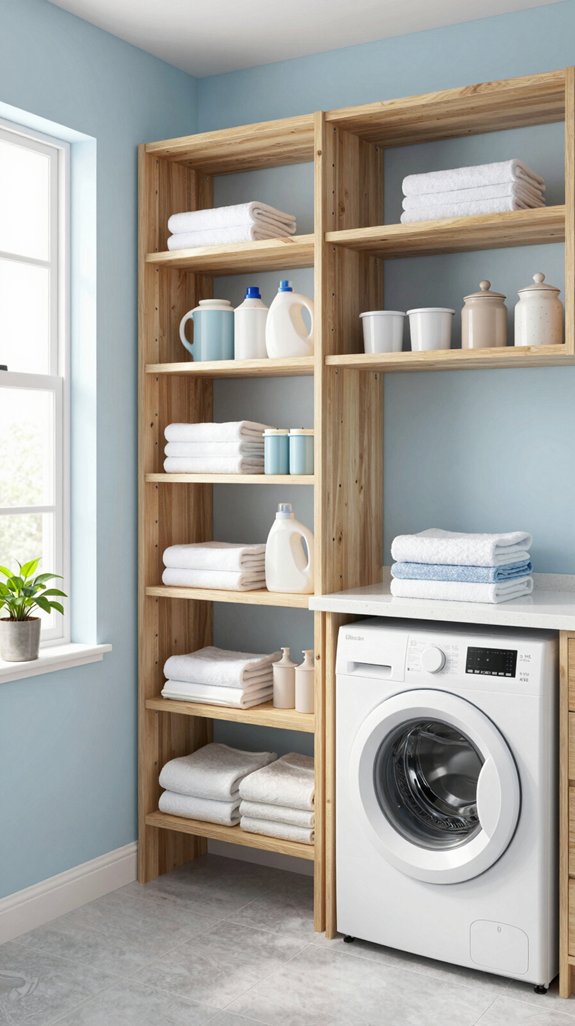 accessible organized stylish laundry