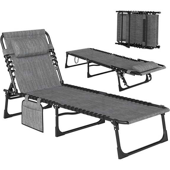 adjustable outdoor chaise lounge