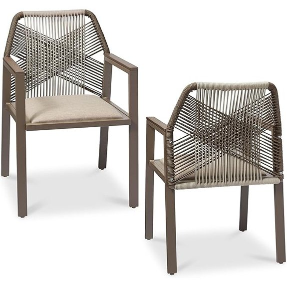 aluminum frame all weather chair