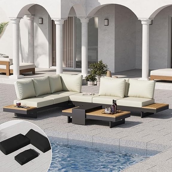 10 Best Teak Outdoor Sofas That Turn Any Patio Into a Luxe Retreat 1 aluminum teak outdoor sofaaluminum teak outdoor sofa