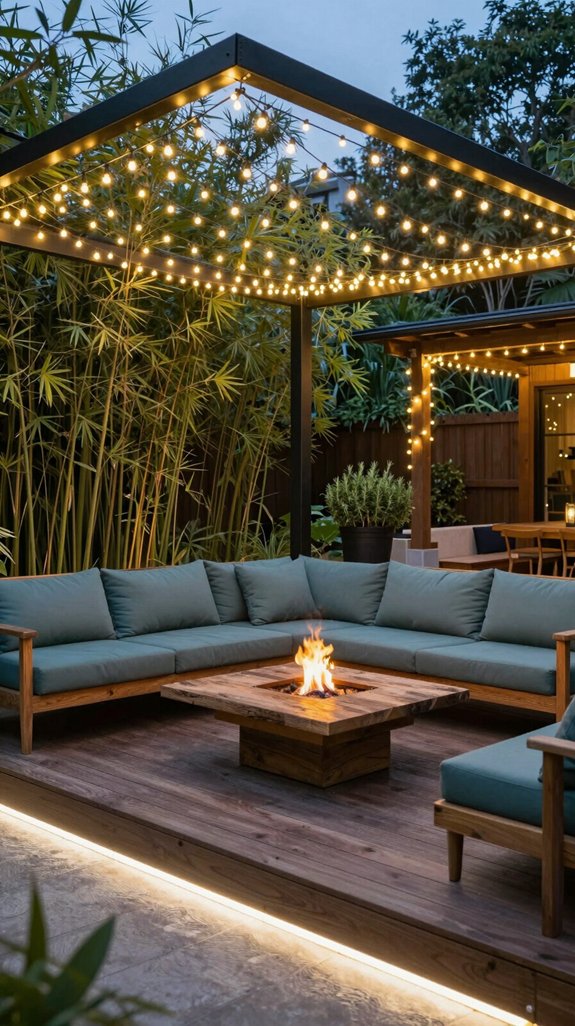 ambient backyard lighting design