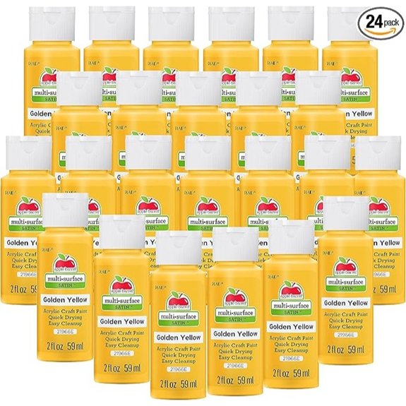 apple barrel 24 pack yellow