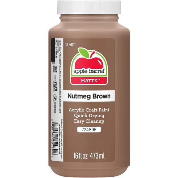 apple barrel nutmeg brown acrylic
