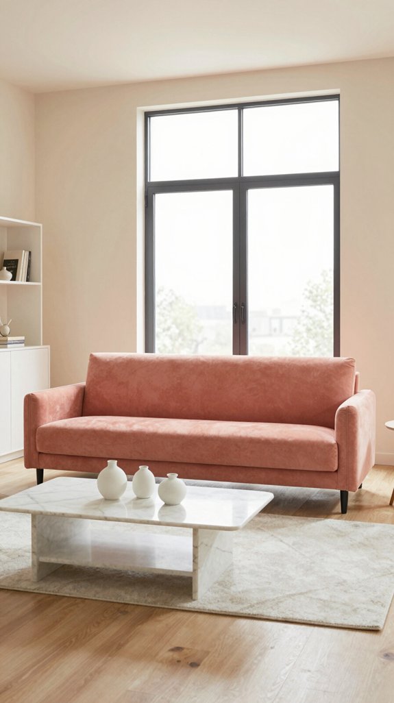 apricot white breezy minimalism