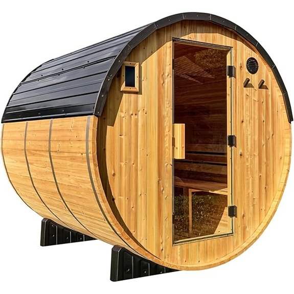 5 Best 4‑Person Saunas That Turn Home Relaxation Into a Spa‑Level Experience 4 backyard cedar sauna for six