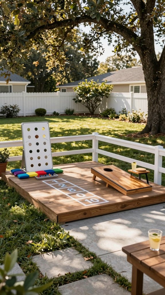 backyard game area planning