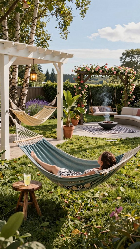 backyard hammock relaxation ideas
