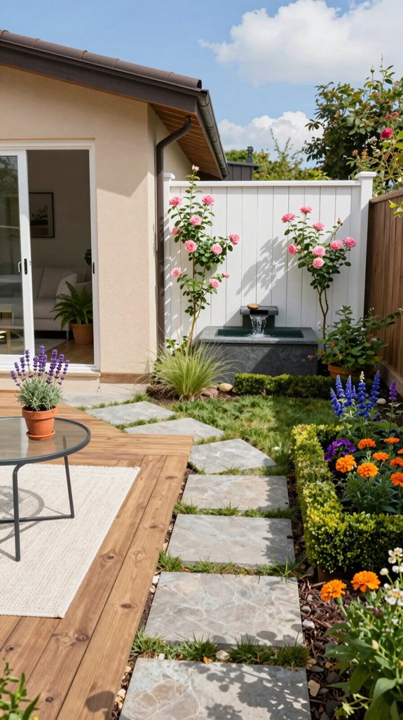backyard layout planning specifics