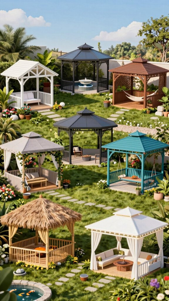 backyard oasis gazebo kits