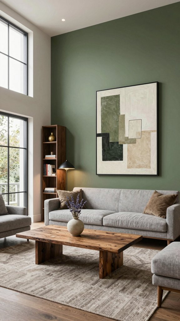 Army Green in Interiors: Colors That Complement This Earthy Shade 19 balance army green neutrals