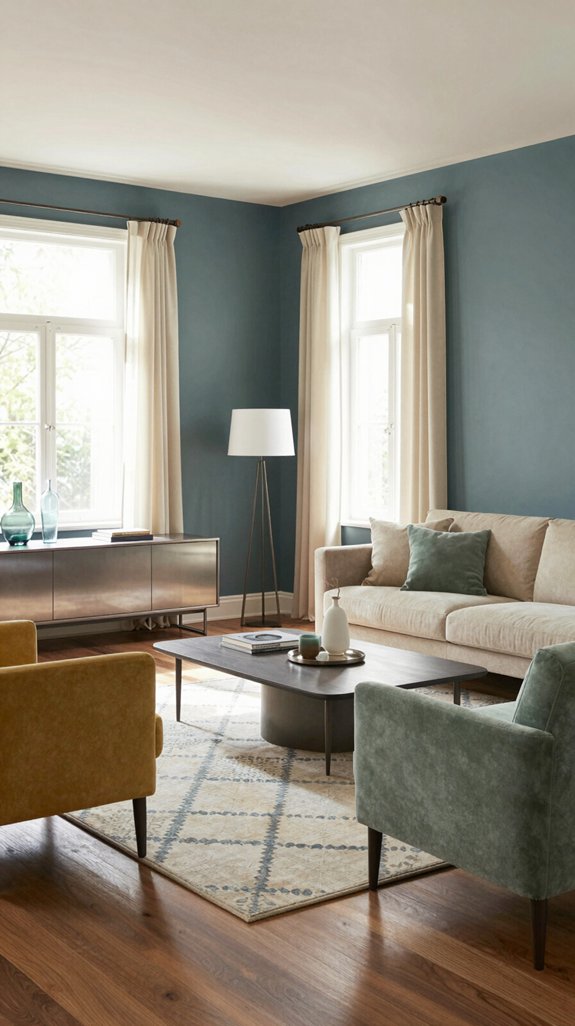 16 POP Design Ideas for Living Rooms 17 balanced color palette design