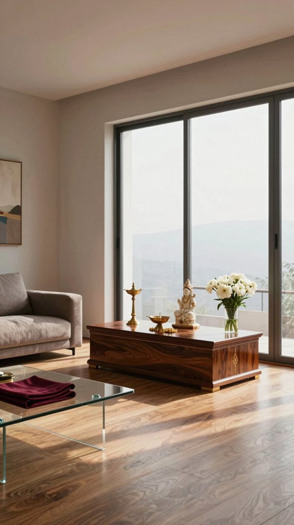 balanced sacred minimalist puja