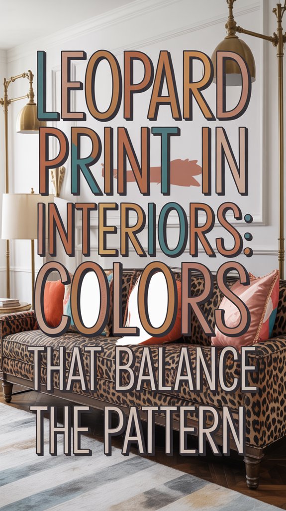 balancing bold leopard pattern