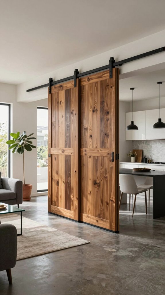 barn style sliding doors elegance