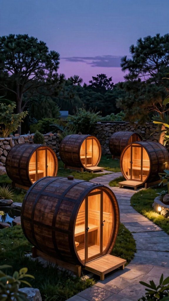 barrel saunas transform backyards