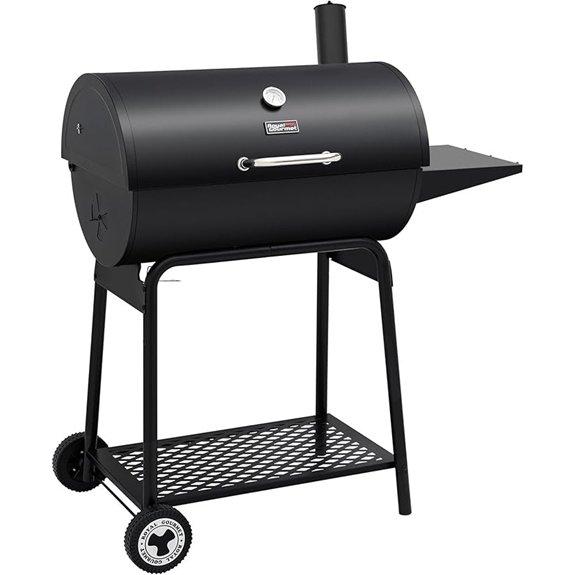 7 Charcoal Grills That'll Ignite Your Backyard BBQ Dreams 5 black 30 barrel charcoal grill