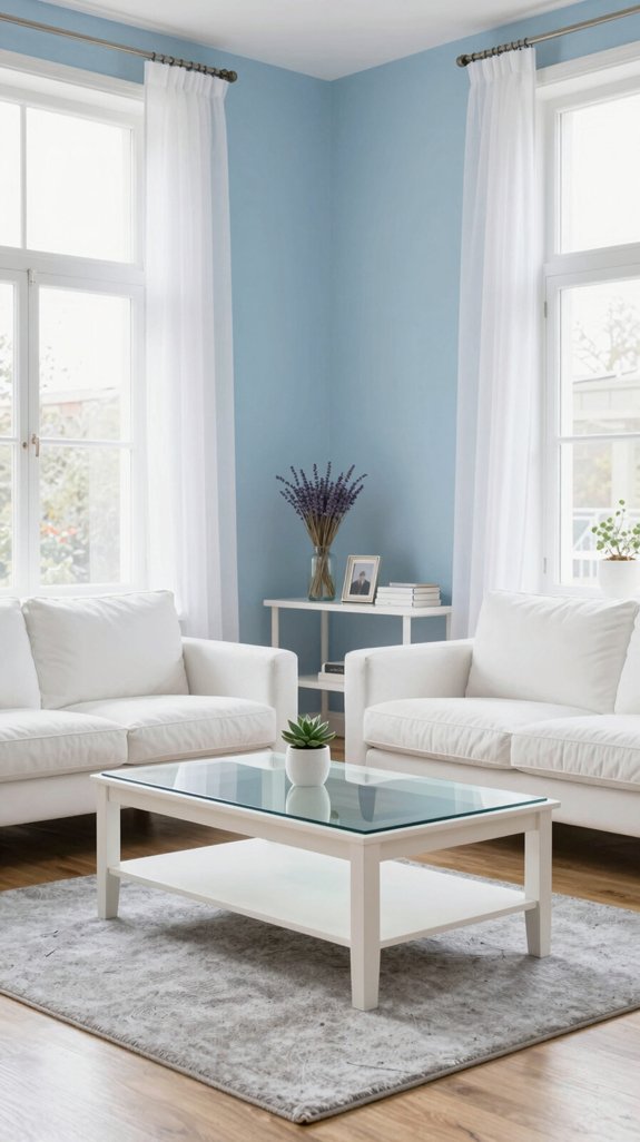 Sky Blue Interior Color Combinations for Light and Airy Rooms 15 blue surfaces maintenance guide
