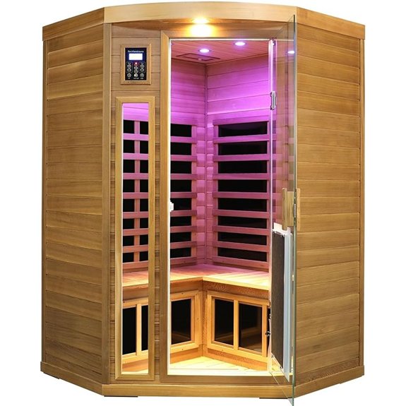 bluetooth chromotherapy infrared sauna