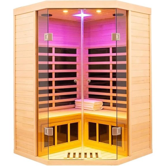 bluetooth enabled chromotherapy sauna