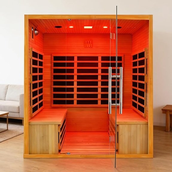 5 Best 4‑Person Saunas That Turn Home Relaxation Into a Spa‑Level Experience 1 bluetooth enabled infrared sauna