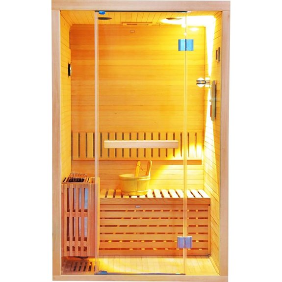 10 Traditional Saunas That Turn Any Home Into a Spa Sanctuary 8 bluetooth sauna with stove